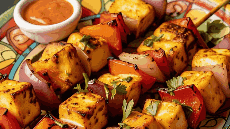 paneer tikka shashlik