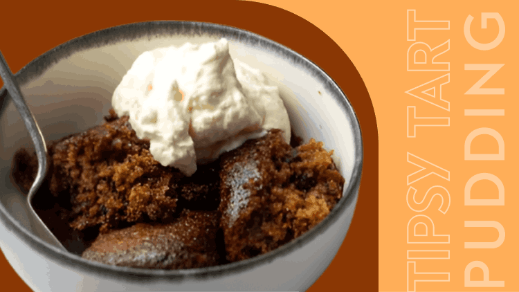 Tipsy Tart Pudding